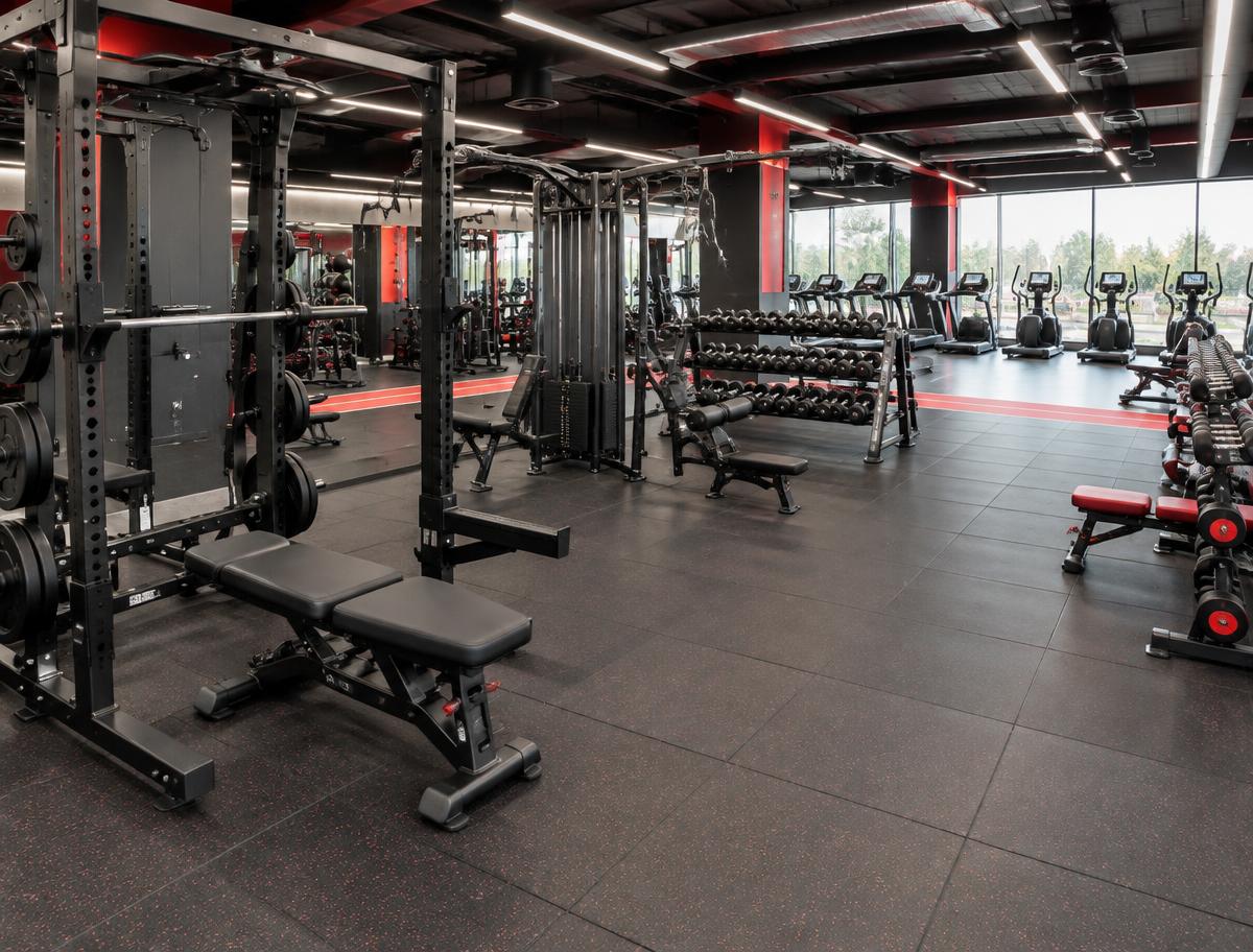 Workout Floor placeholder pending verified MD Fitness photography